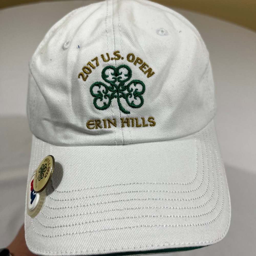 USGA Hat White 2017 U.S. Open Erin Hills Member Magnetic Charm Cap